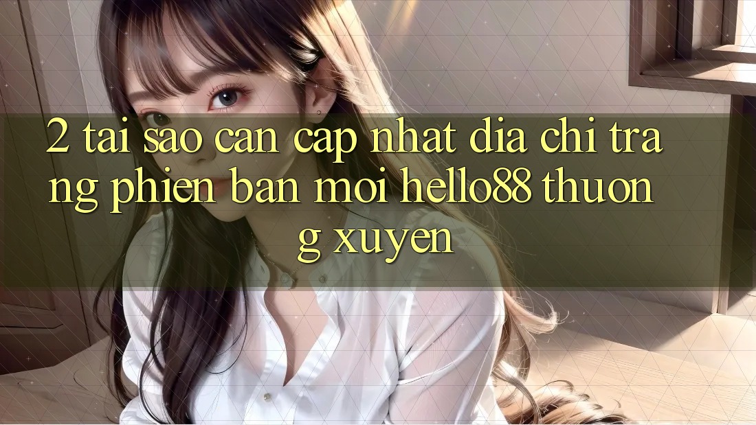 2. Tại Sao Cần Cập Nhật “Địa chỉ trang Phiên bản mới Hello88” Thường Xuyên? 2. Tại Sao Cần Cập Nhật “Địa chỉ trang Phiên bản mới Hello88” Thường Xuyên?