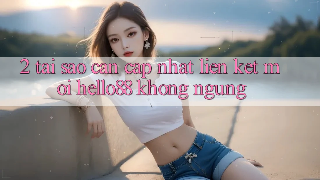 2. Tại Sao Cần Cập Nhật “Liên kết Mới Hello88” Không ngừng? 2. Tại Sao Cần Cập Nhật “Liên kết Mới Hello88” Không ngừng?