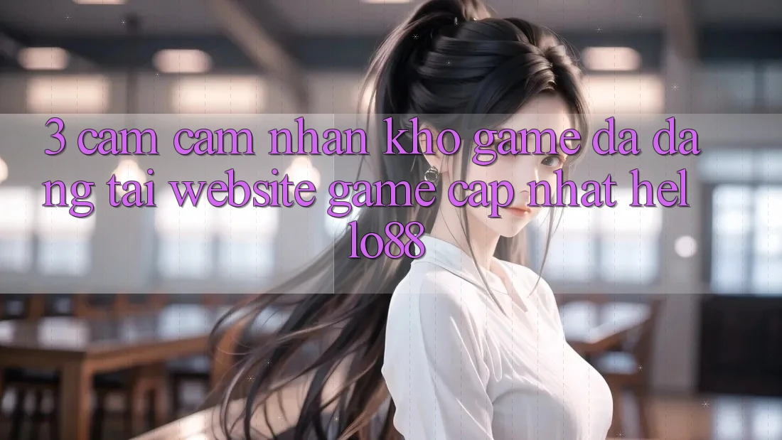 3. Cảm cảm nhận Kho Game Đa Dạng Tại Website Game Cập Nhật Hello88 3. Cảm cảm nhận Kho Game Đa Dạng Tại Website Game Cập Nhật Hello88