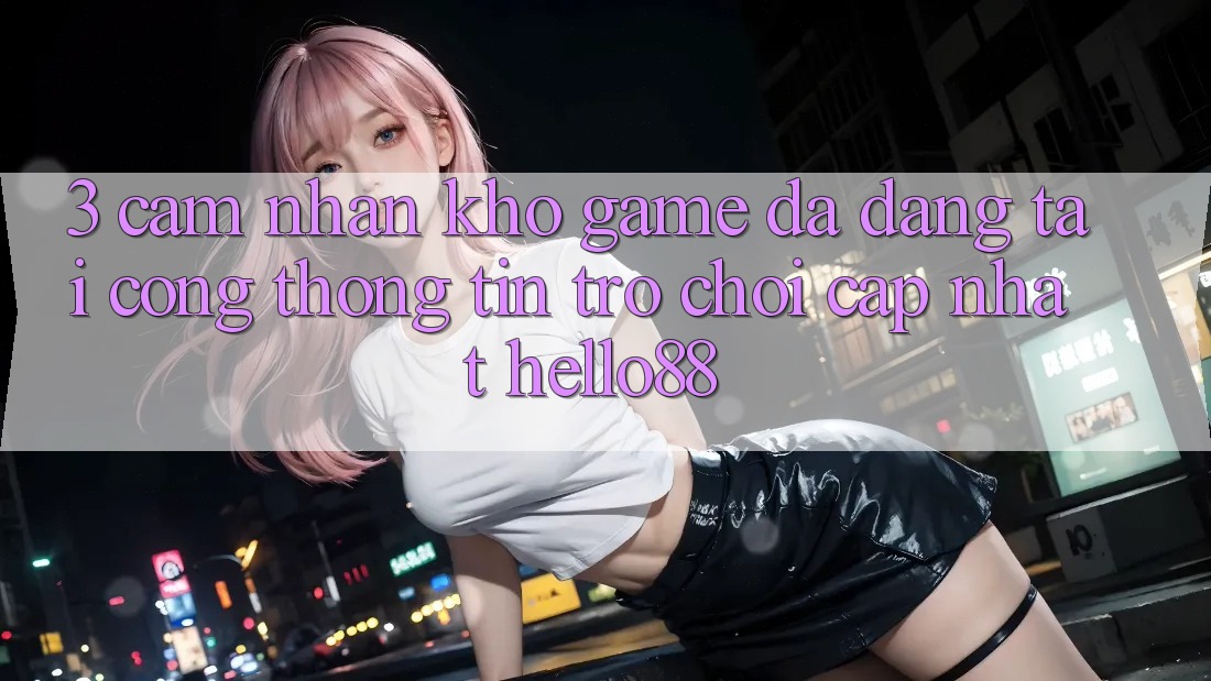3. Cảm nhận Kho Game Đa Dạng Tại Cổng thông tin Trò chơi Cập Nhật Hello88 3. Cảm nhận Kho Game Đa Dạng Tại Cổng thông tin Trò chơi Cập Nhật Hello88