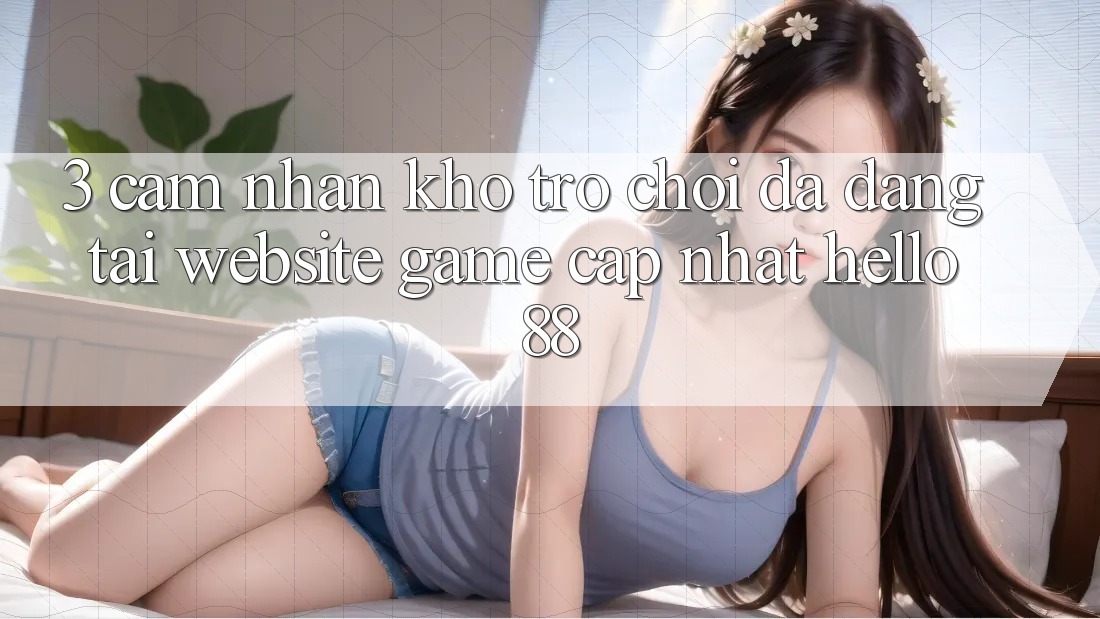 3. Cảm nhận Kho Trò chơi Đa Dạng Tại Website Game Cập Nhật Hello88 3. Cảm nhận Kho Trò chơi Đa Dạng Tại Website Game Cập Nhật Hello88