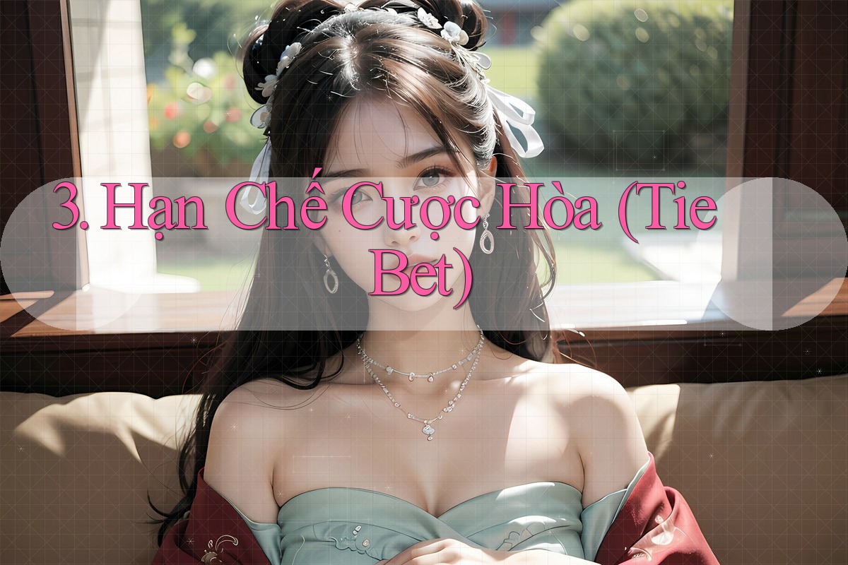 3. Hạn Chế Cược Hòa (Tie Bet) 3. Hạn Chế Cược Hòa (Tie Bet)