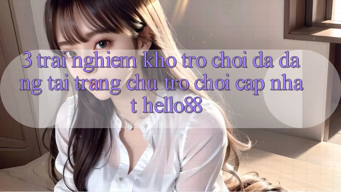 3. Trải Nghiệm Kho Trò chơi Đa Dạng Tại Trang chủ Trò chơi Cập Nhật Hello88 3. Trải Nghiệm Kho Trò chơi Đa Dạng Tại Trang chủ Trò chơi Cập Nhật Hello88