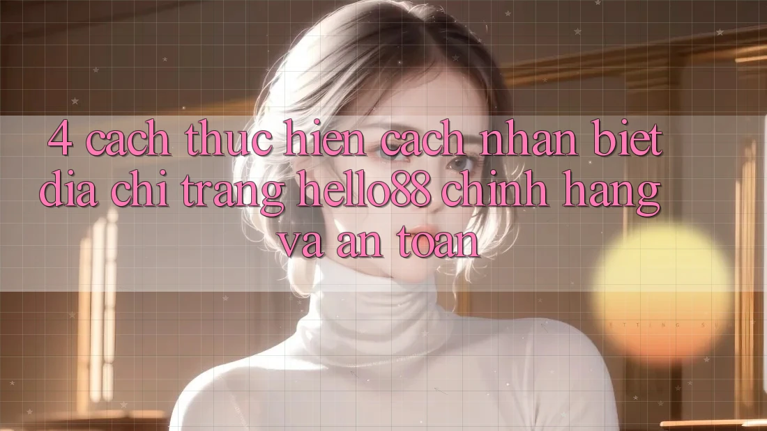 4. Cách thực hiện Cách Nhận Biết Địa chỉ trang Hello88 Chính Hãng Và An Toàn 4. Cách thực hiện Cách Nhận Biết Địa chỉ trang Hello88 Chính Hãng Và An Toàn