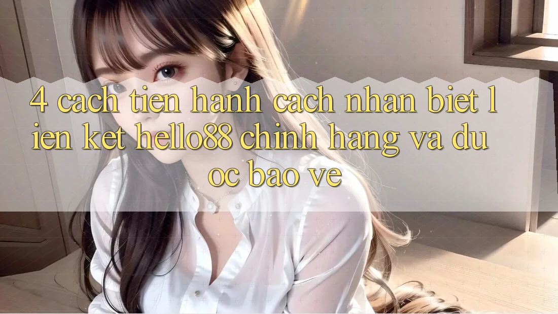 4. Cách tiến hành Cách Nhận Biết Liên kết Hello88 Chính Hãng Và Được bảo vệ 4. Cách tiến hành Cách Nhận Biết Liên kết Hello88 Chính Hãng Và Được bảo vệ