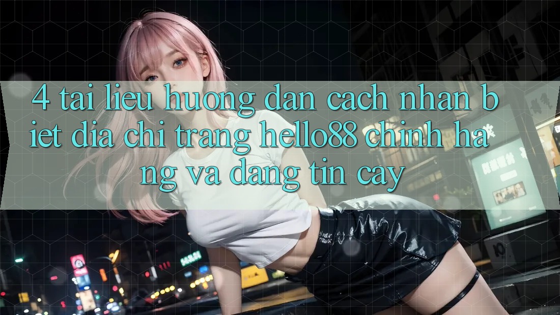 4. Tài liệu hướng dẫn Cách Nhận Biết Địa chỉ trang Hello88 Chính Hãng Và Đáng tin cậy