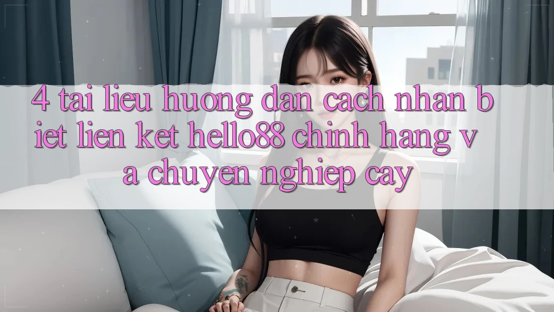 4. Tài liệu hướng dẫn Cách Nhận Biết Liên kết Hello88 Chính Hãng Và Chuyên nghiệp cậy