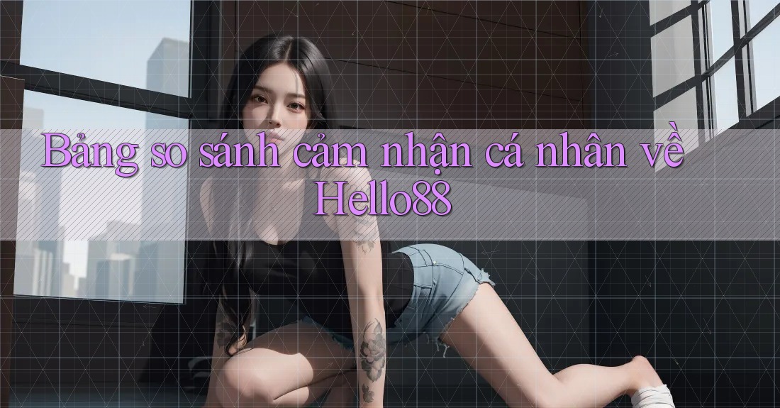 Bảng so sánh cảm nhận cá nhân về Hello88 Bảng so sánh cảm nhận cá nhân về Hello88