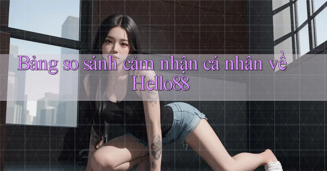 Bảng so sánh cảm nhận cá nhân về Hello88 Bảng so sánh cảm nhận cá nhân về Hello88