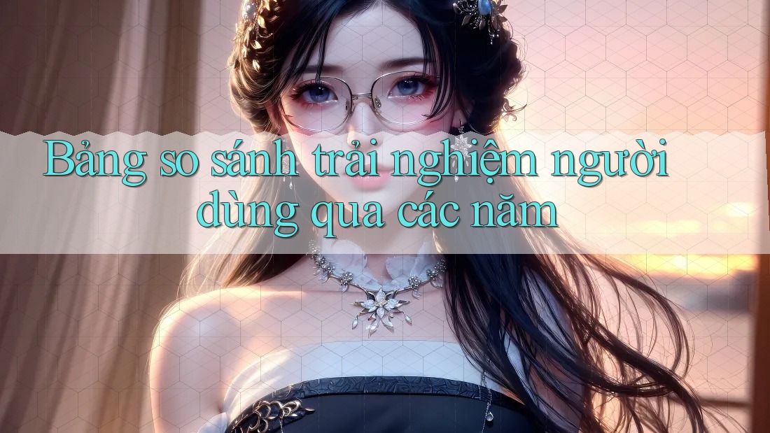 Bảng so sánh trải nghiệm người dùng qua các năm Bảng so sánh trải nghiệm người dùng qua các năm
