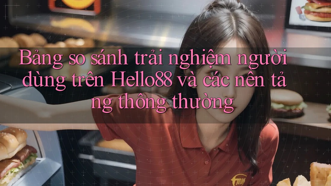 Bảng so sánh trải nghiệm người dùng trên Hello88 và các nền tảng thông thường Bảng so sánh trải nghiệm người dùng trên Hello88 và các nền tảng thông thường
