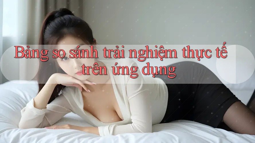 Bảng so sánh trải nghiệm thực tế trên ứng dụng