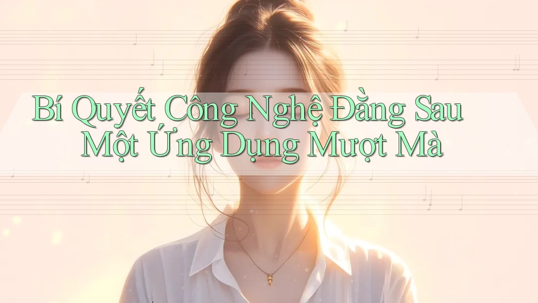 Bí Quyết Công Nghệ Đằng Sau Một Ứng Dụng Mượt Mà Bí Quyết Công Nghệ Đằng Sau Một Ứng Dụng Mượt Mà
