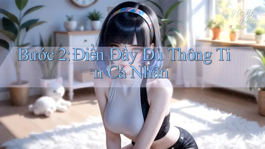 Bước 2: Điền Đầy Đủ Thông Tin Cá Nhân Bước 2: Điền Đầy Đủ Thông Tin Cá Nhân