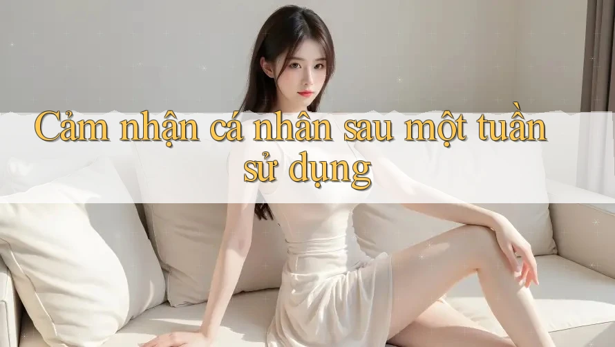 Cảm nhận cá nhân sau một tuần sử dụng Cảm nhận cá nhân sau một tuần sử dụng