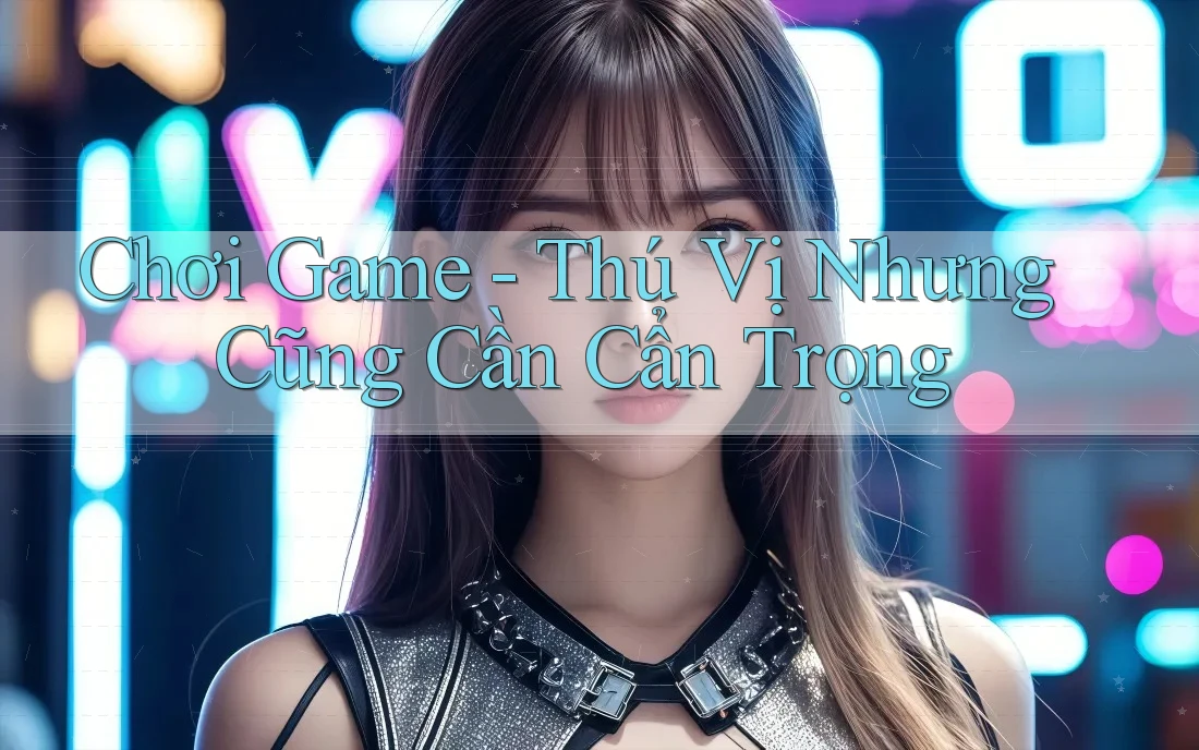 Chơi Game - Thú Vị Nhưng Cũng Cần Cẩn Trọng Chơi Game - Thú Vị Nhưng Cũng Cần Cẩn Trọng