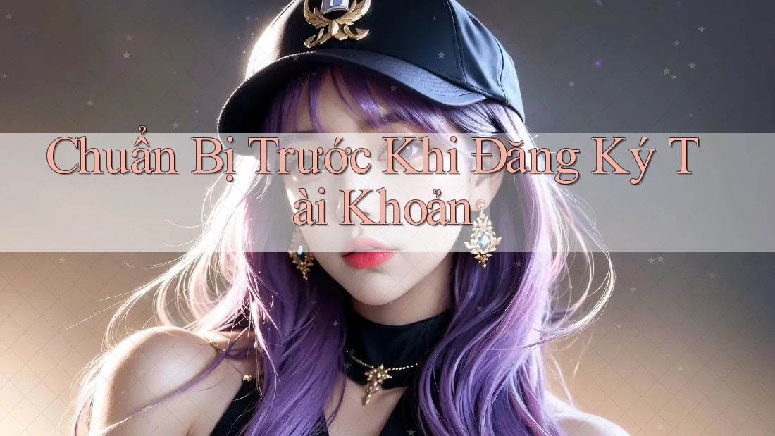 Chuẩn Bị Trước Khi Đăng Ký Tài Khoản Chuẩn Bị Trước Khi Đăng Ký Tài Khoản