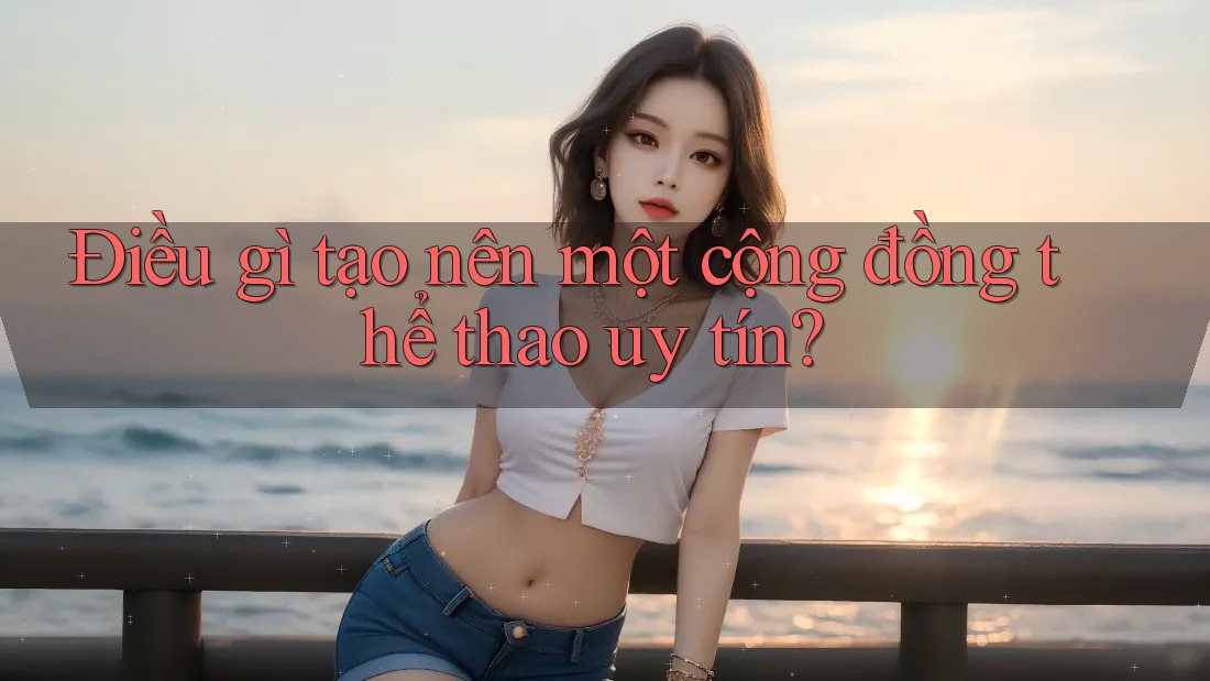 Điều gì tạo nên một cộng đồng thể thao uy tín? Điều gì tạo nên một cộng đồng thể thao uy tín?