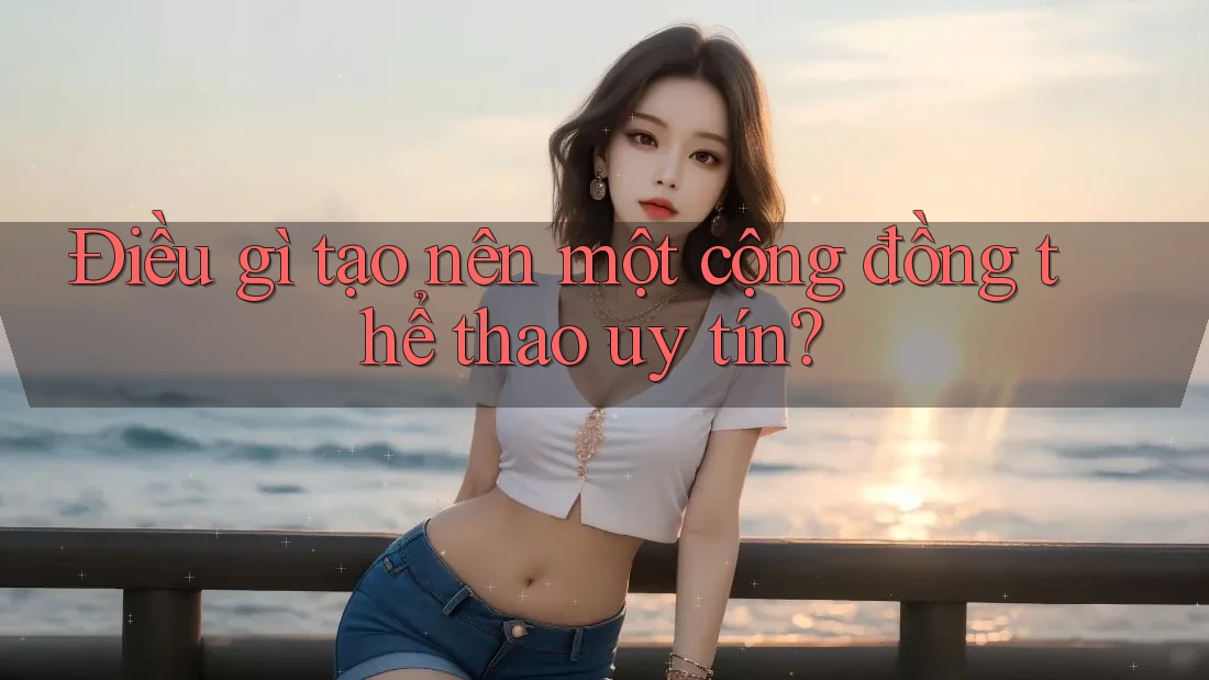 Điều gì tạo nên một cộng đồng thể thao uy tín? Điều gì tạo nên một cộng đồng thể thao uy tín?