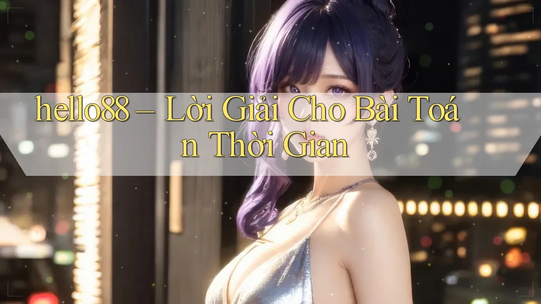 hello88 – Lời Giải Cho Bài Toán Thời Gian hello88 – Lời Giải Cho Bài Toán Thời Gian