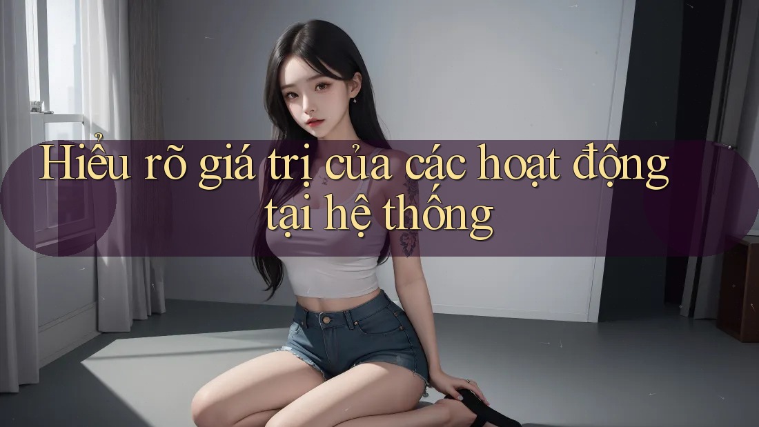 Hiểu rõ giá trị của các hoạt động tại hệ thống