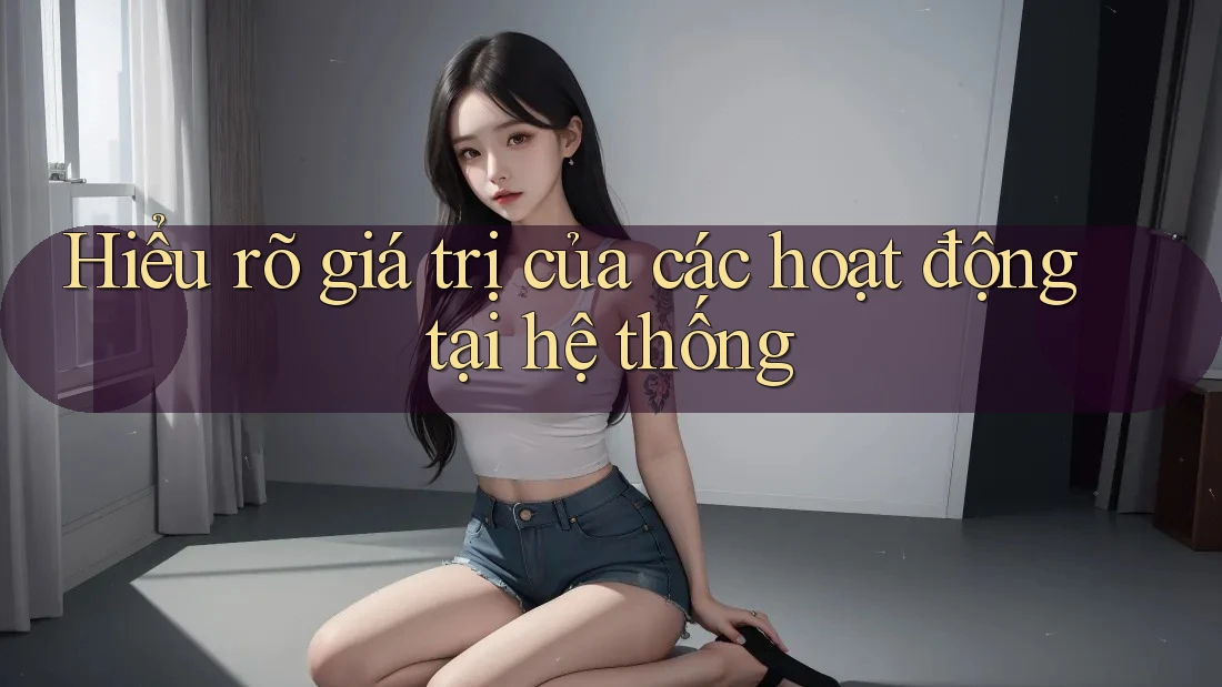 Hiểu rõ giá trị của các hoạt động tại hệ thống Hiểu rõ giá trị của các hoạt động tại hệ thống