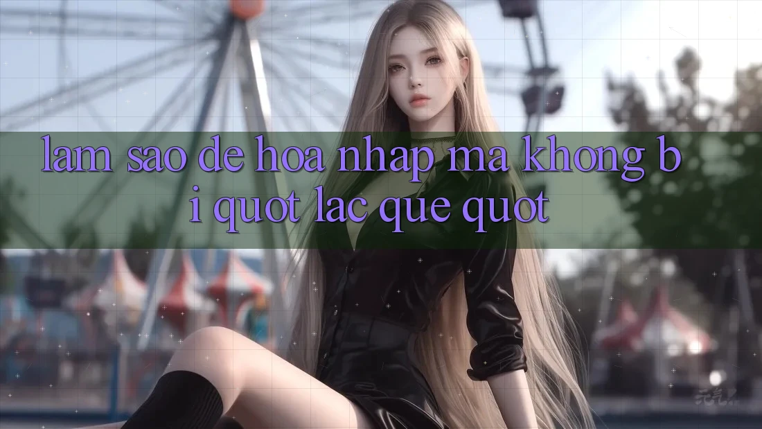 Làm sao để hòa nhập mà không bị " lạc quẻ" ? Làm sao để hòa nhập mà không bị " lạc quẻ" ?