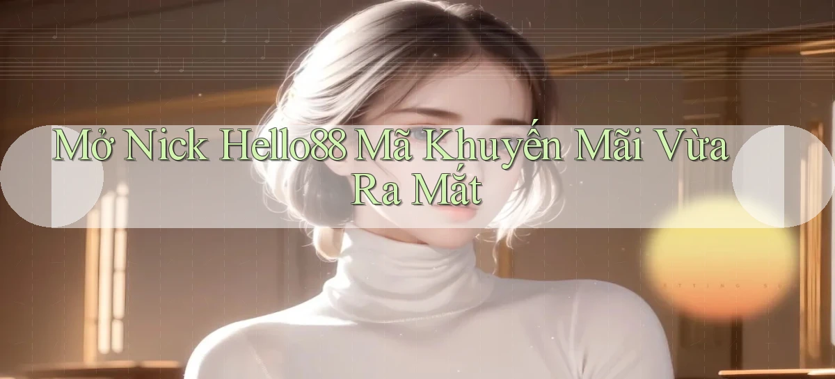 mở nick hello88 mã khuyến mãi vừa ra mắt