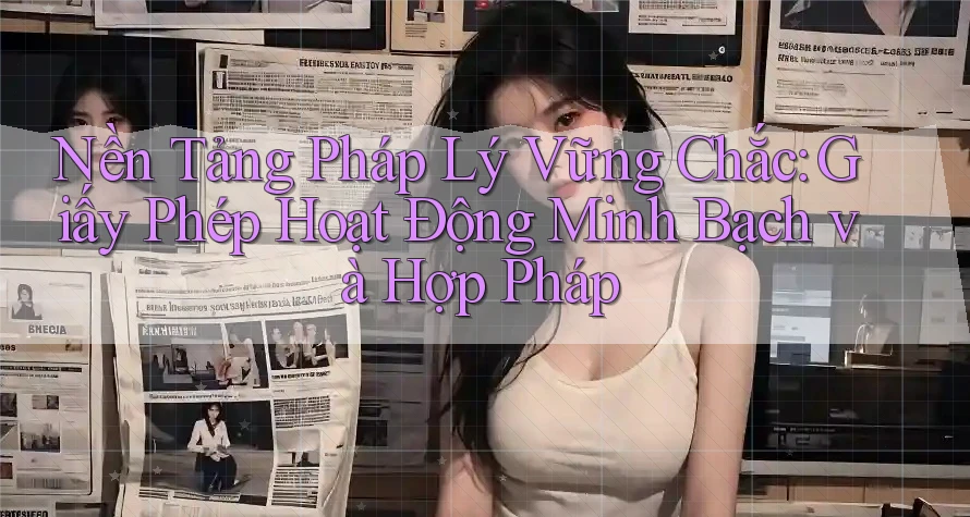 Nền Tảng Pháp Lý Vững Chắc: Giấy Phép Hoạt Động Minh Bạch và Hợp Pháp Nền Tảng Pháp Lý Vững Chắc: Giấy Phép Hoạt Động Minh Bạch và Hợp Pháp