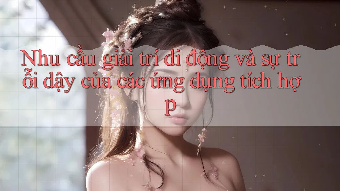Nhu cầu giải trí di động và sự trỗi dậy của các ứng dụng tích hợp Nhu cầu giải trí di động và sự trỗi dậy của các ứng dụng tích hợp