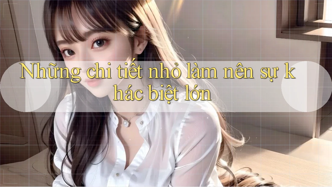 Những chi tiết nhỏ làm nên sự khác biệt lớn