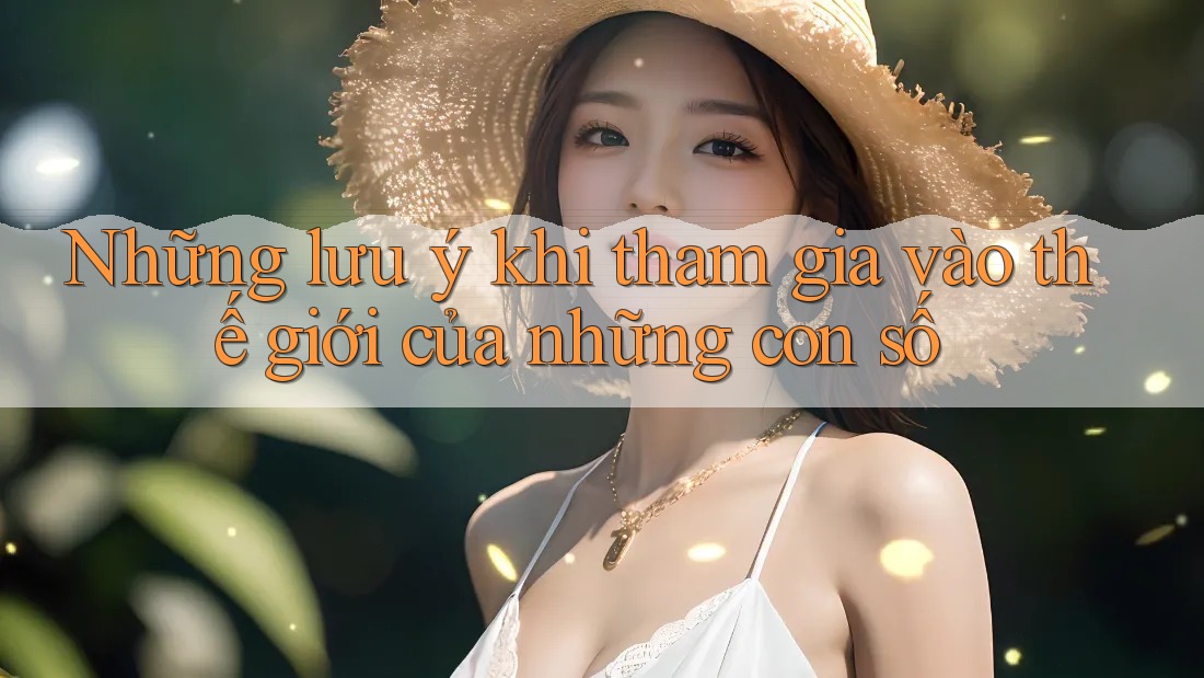 Những lưu ý khi tham gia vào thế giới của những con số
