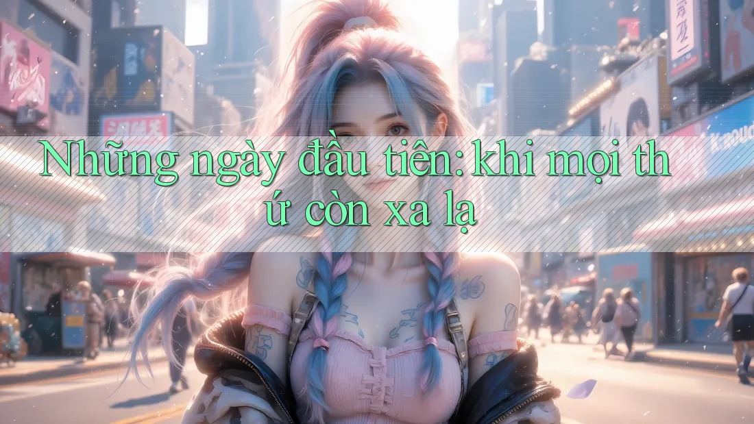 Những ngày đầu tiên: khi mọi thứ còn xa lạ Những ngày đầu tiên: khi mọi thứ còn xa lạ