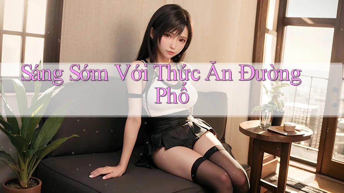 Sáng Sớm Với Thức Ăn Đường Phố Sáng Sớm Với Thức Ăn Đường Phố