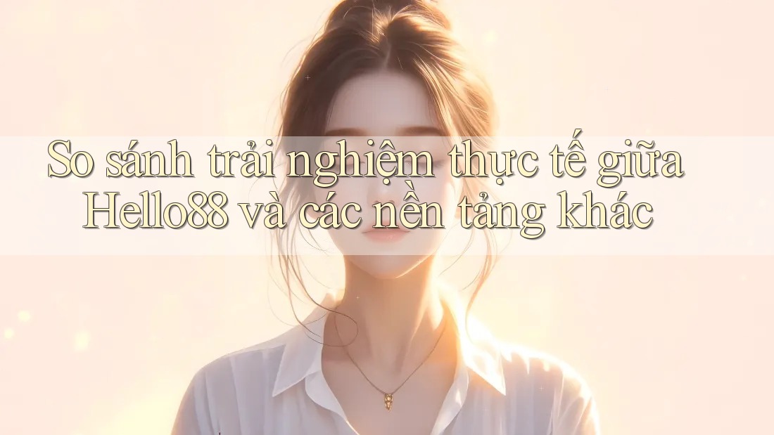 So sánh trải nghiệm thực tế giữa Hello88 và các nền tảng khác So sánh trải nghiệm thực tế giữa Hello88 và các nền tảng khác